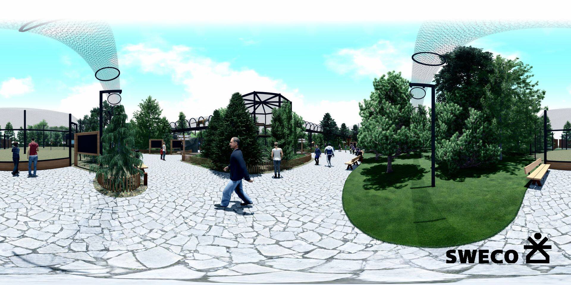 Kavandatav harsa aedik ja tiigritorn.