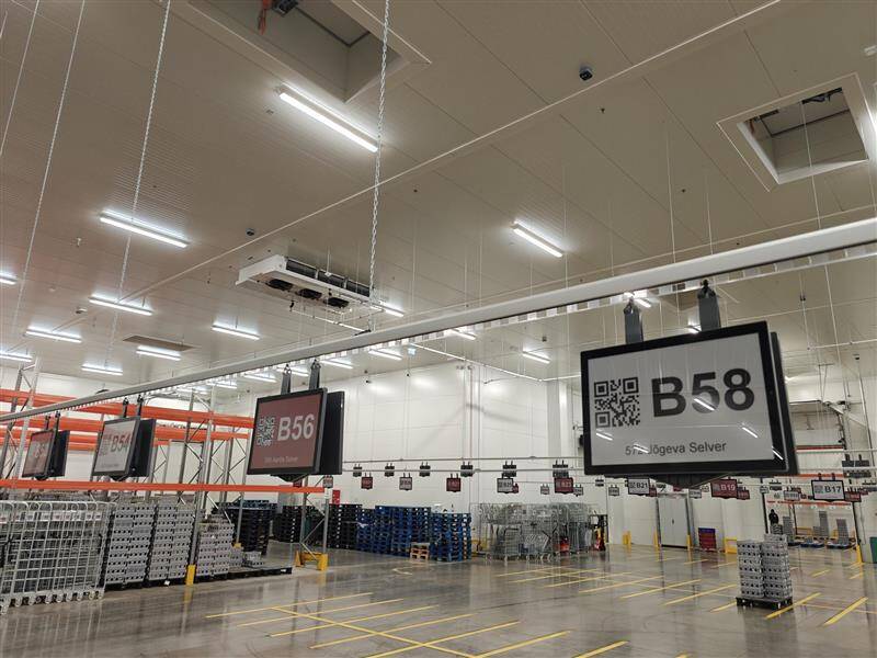 NG Logisticsi kesklaos said mitmed küsimused SoluMi elektroonsete siltide näol vastused.