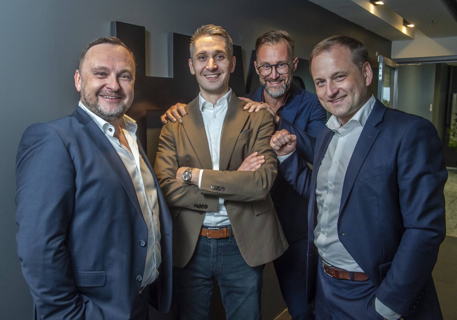 Vasakult: Keith Põlder, Kaarel Kalle, Andry Saarm ja Mart Mere