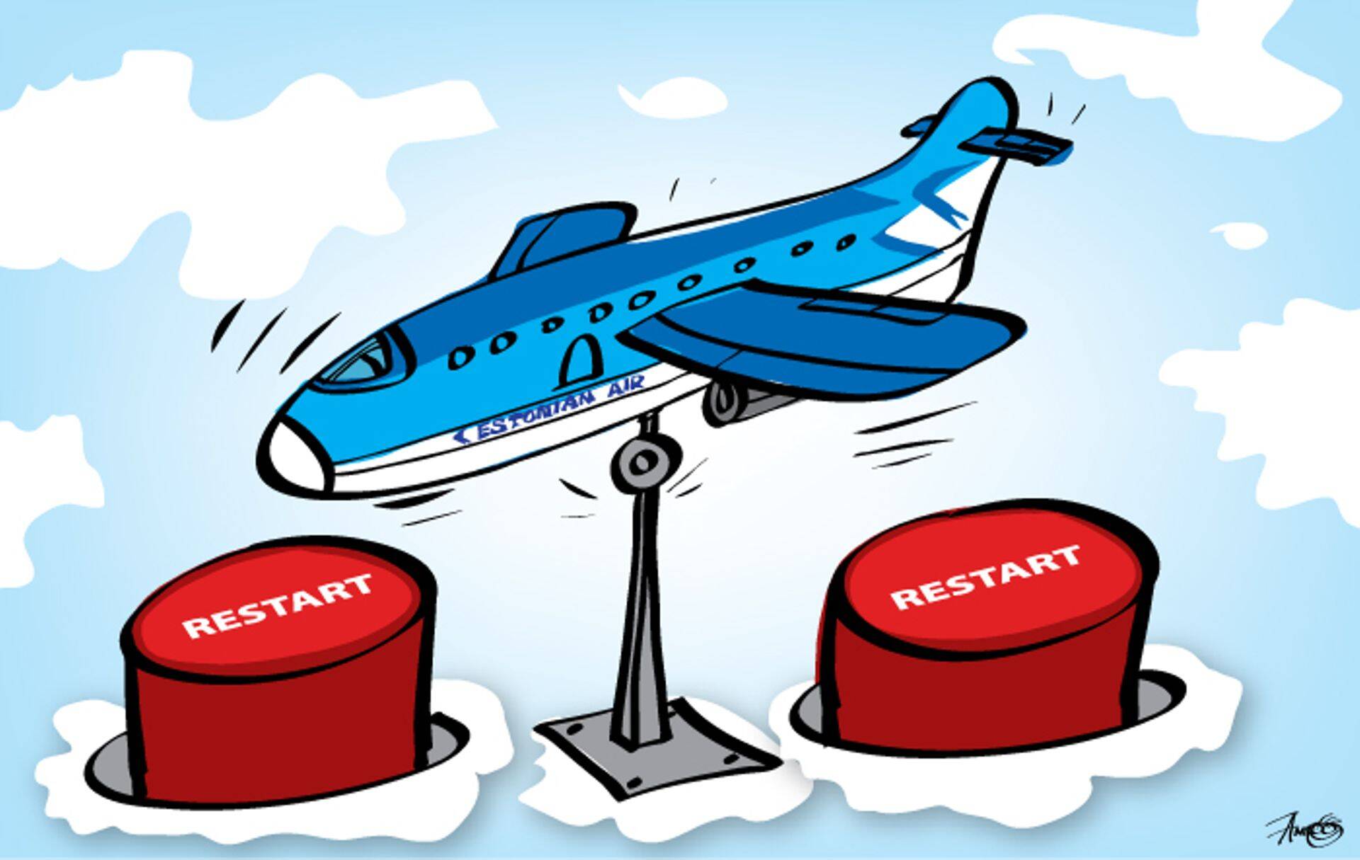 Riigil oli neli võimalust, kuidas Estonian Airi pankroti järel käituda.