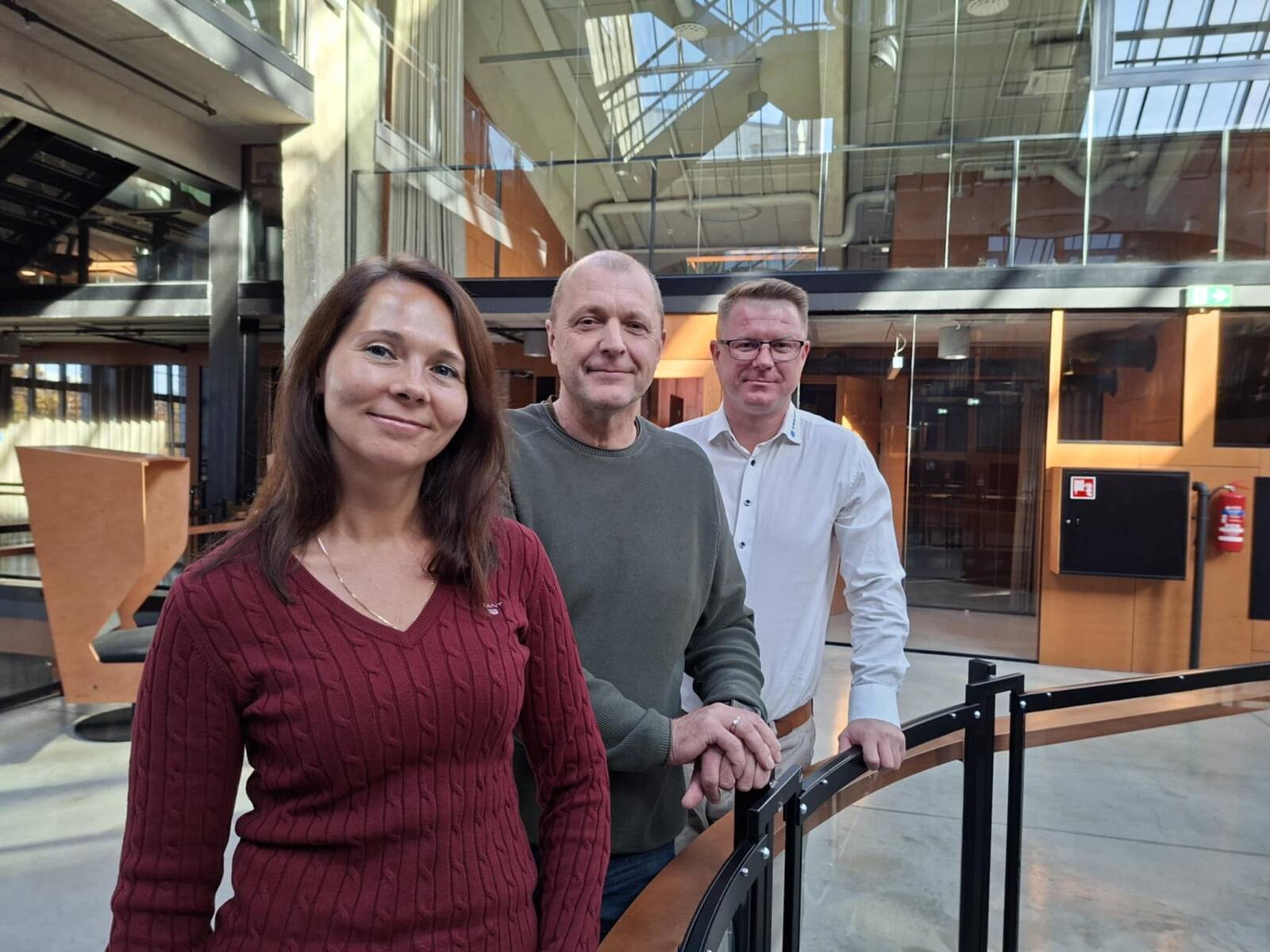 Fotol Diana Peedu ja Priidu Adrijan (Corteva Agriscience) ning Jaanus Põldmaa (Jatiina OÜ).