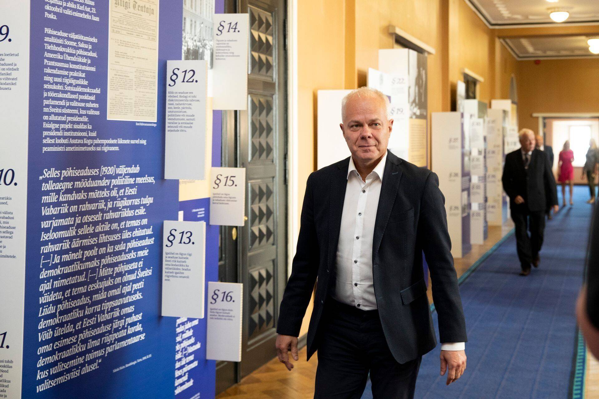 Тоомас Кивимяги в стенах Рийгикогу.