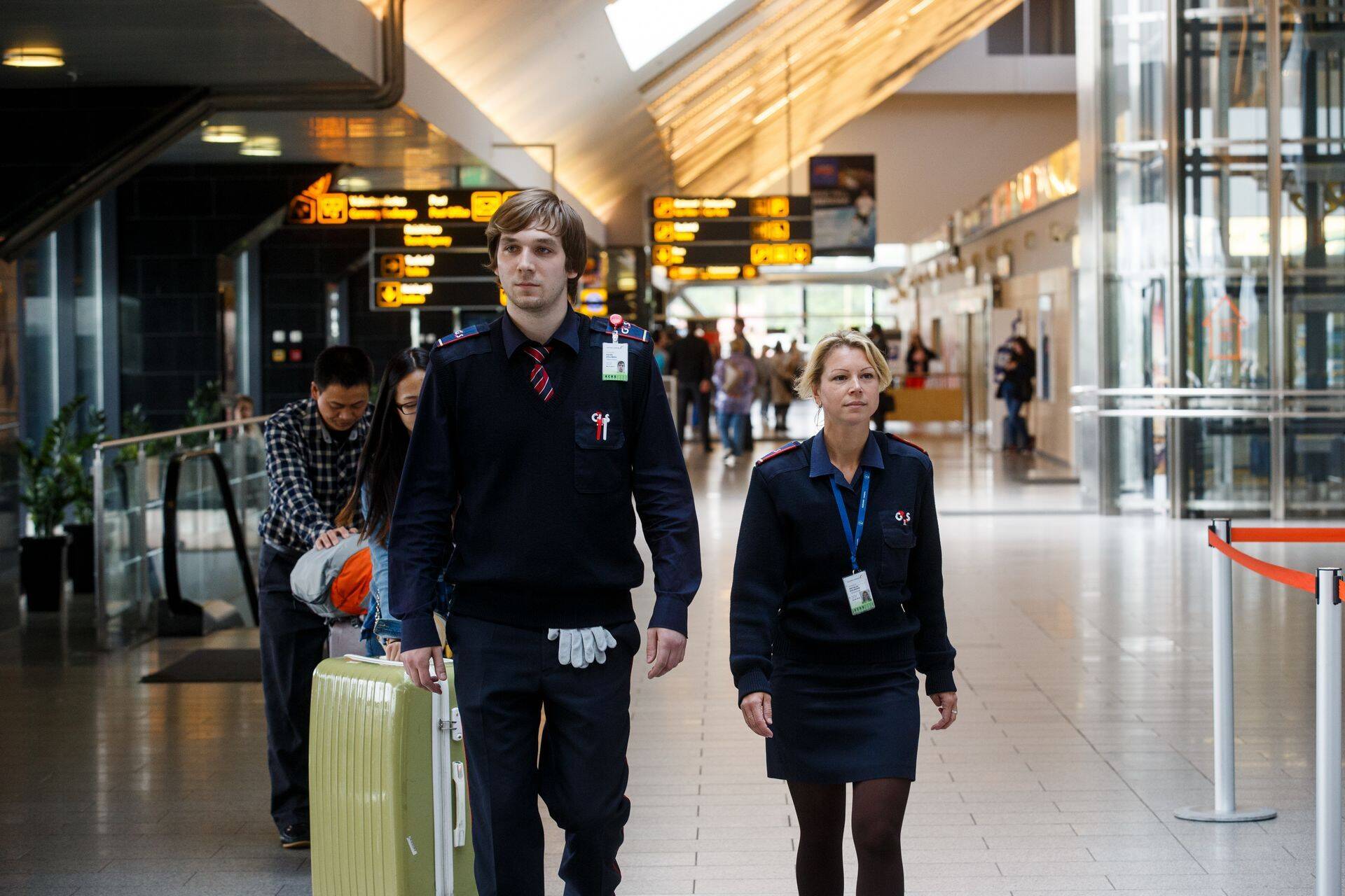 Turvatöötajad Tallinna lennujaamas