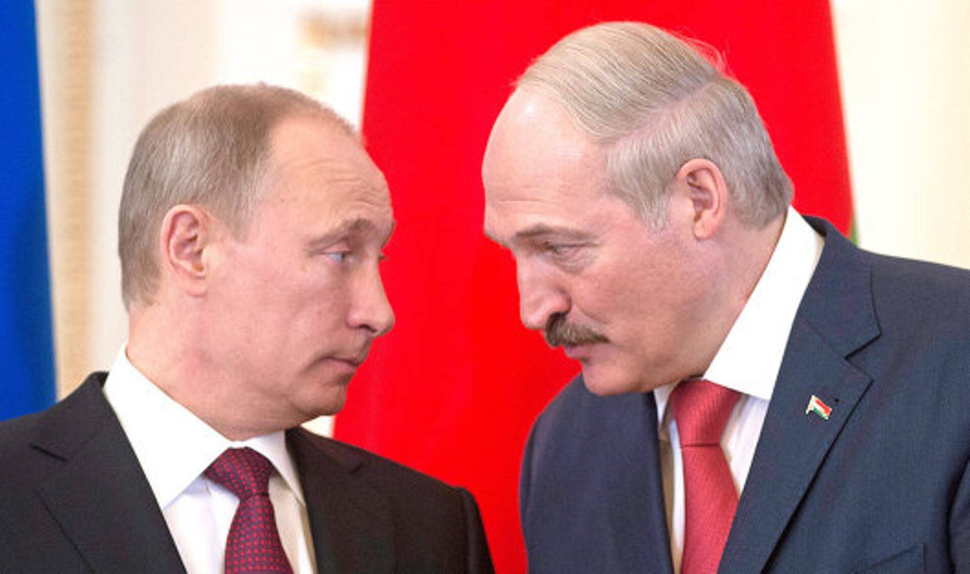 президент России Владимир Путин и президент Белоруссии Александр Лукашенко