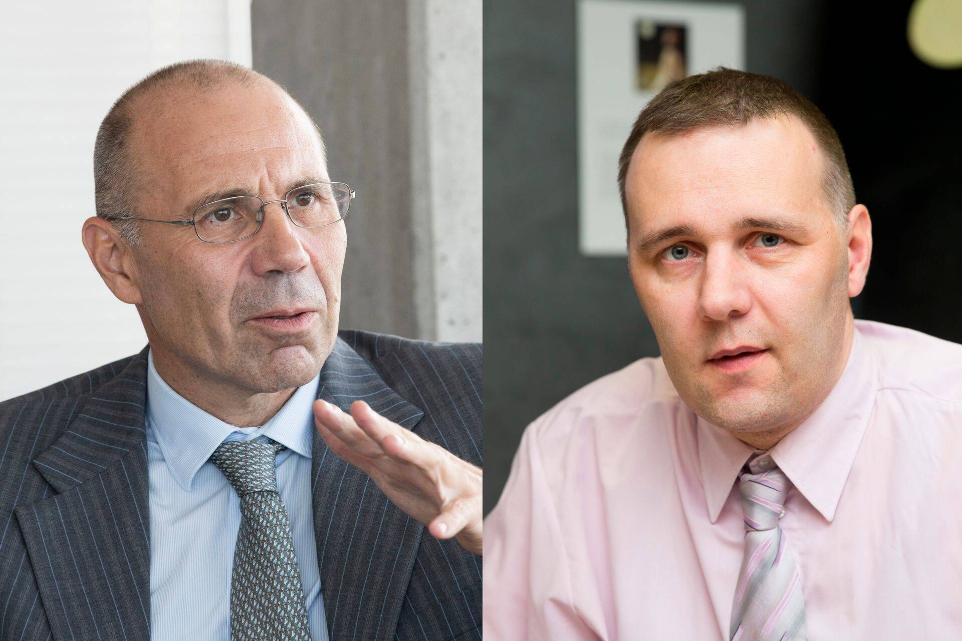 Andres Viisemann (vasakul) ja Tarmo Tanilas avavad oma plaane varade haldamisel.