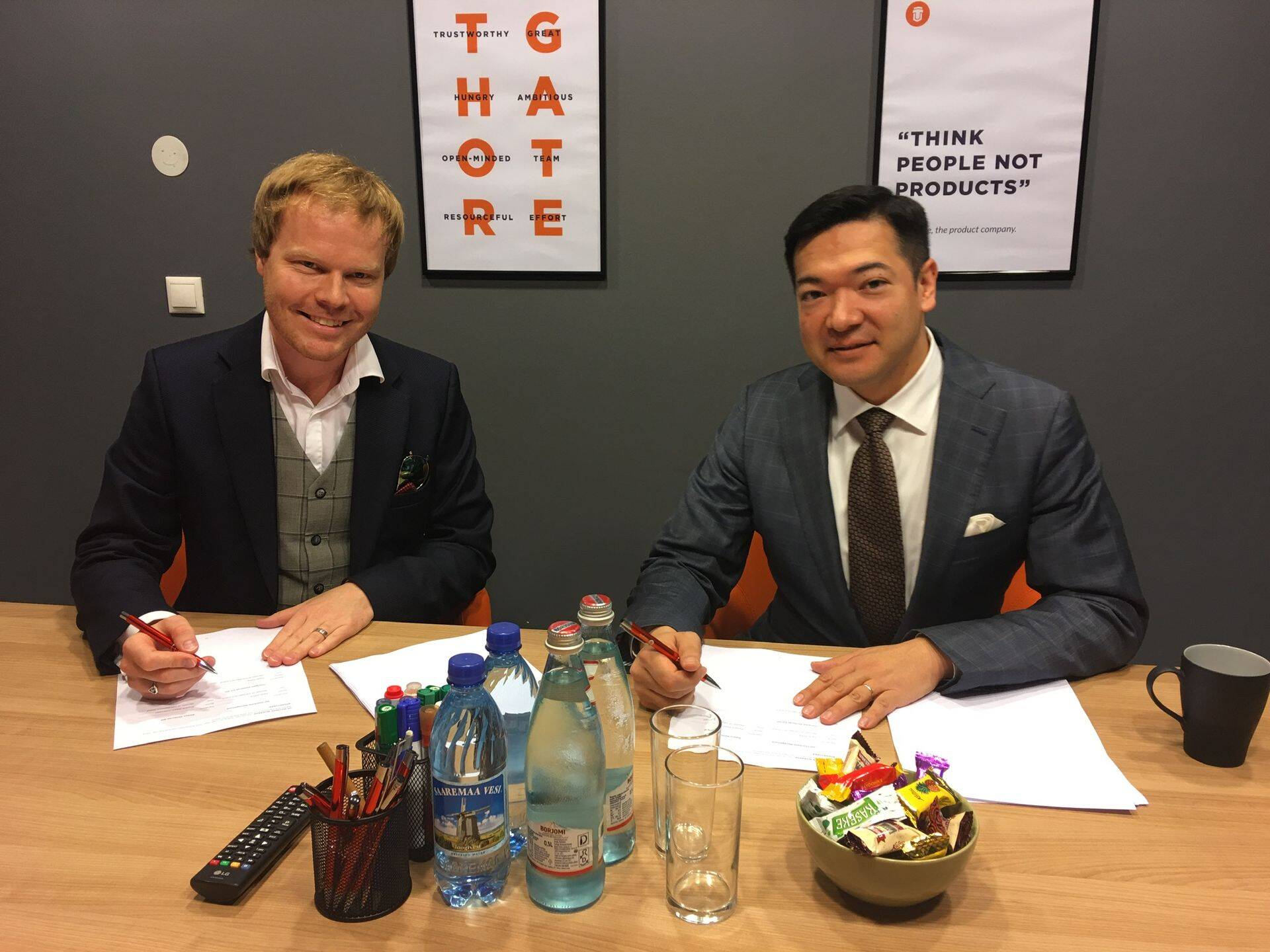 Raido Pikkar, Founding Partner at Thorgate Ventures and Richard Walter Kobayashi, CEO at Alesco Ventures