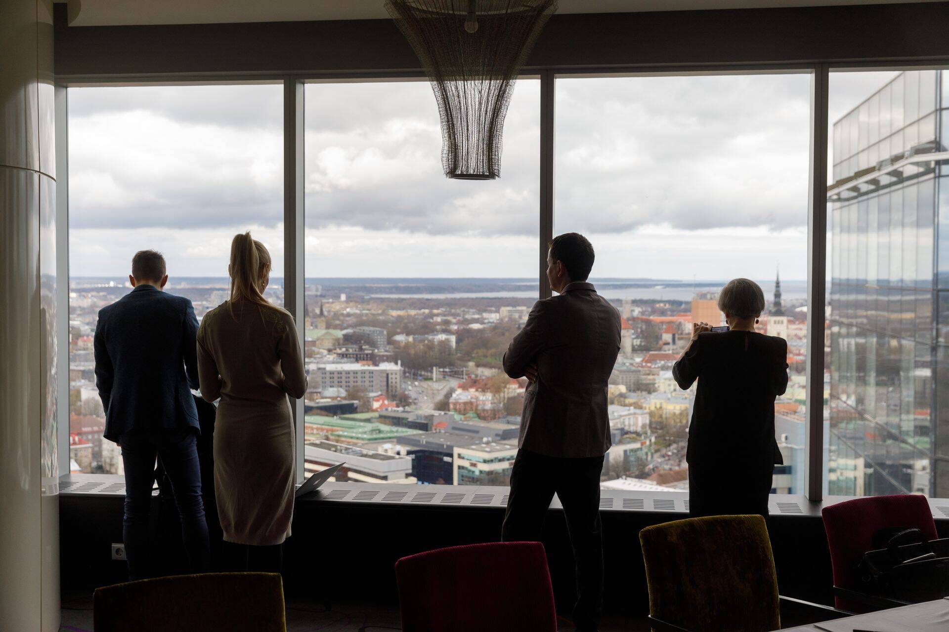 Vaade Tallinnale kõrghoonest.
