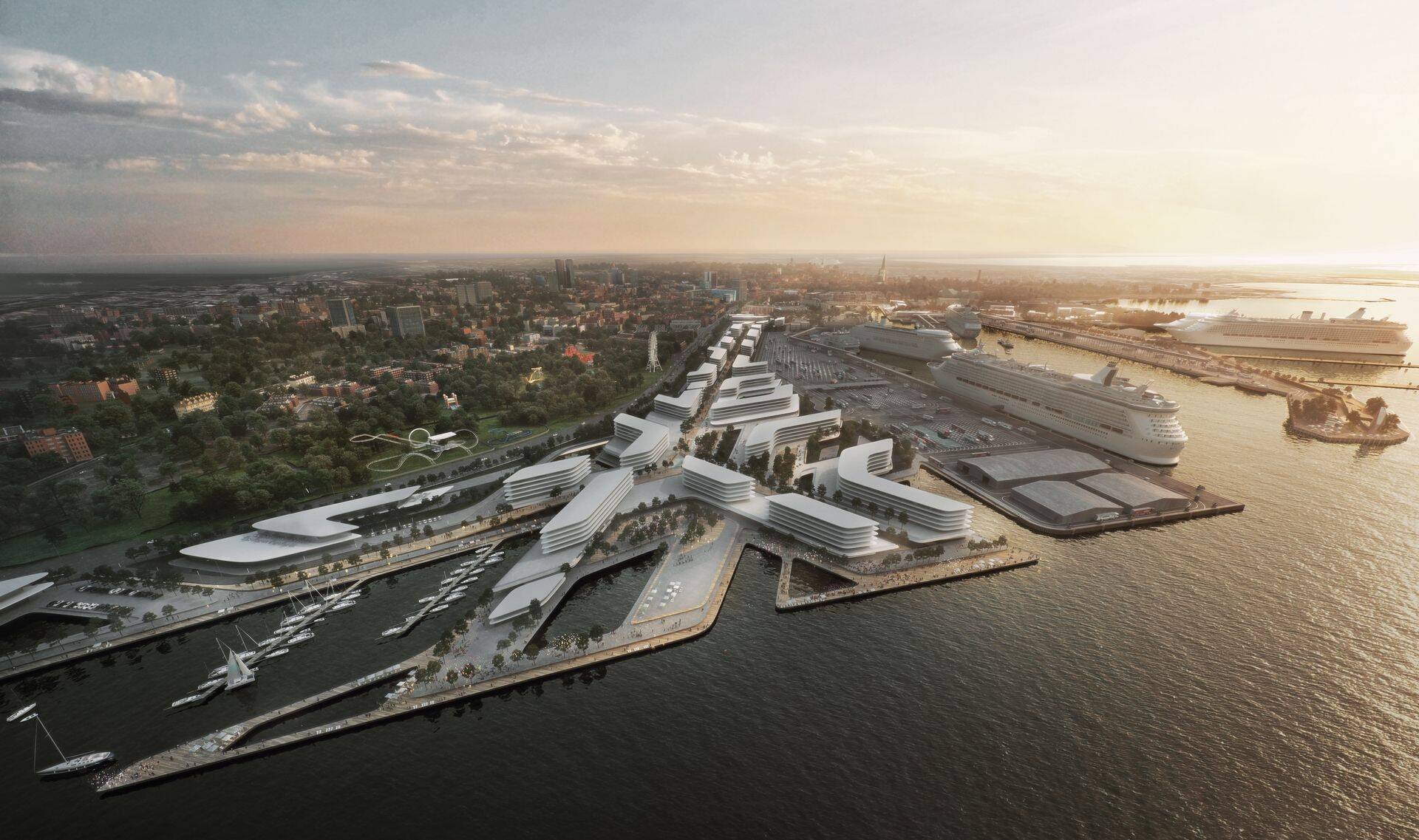 Zaha Hadidi arhitektuuribüroo töö eelistena tõi Tallinna Sadama juht Valdo Kalm esile jalakäijate liikumistee diagonaalid, mille ümber on rajatud mitmekesine linnaruum, veesilmad Reidi tee ääres ning jalakäijate alade osalise tõstmise teisele tasandile.