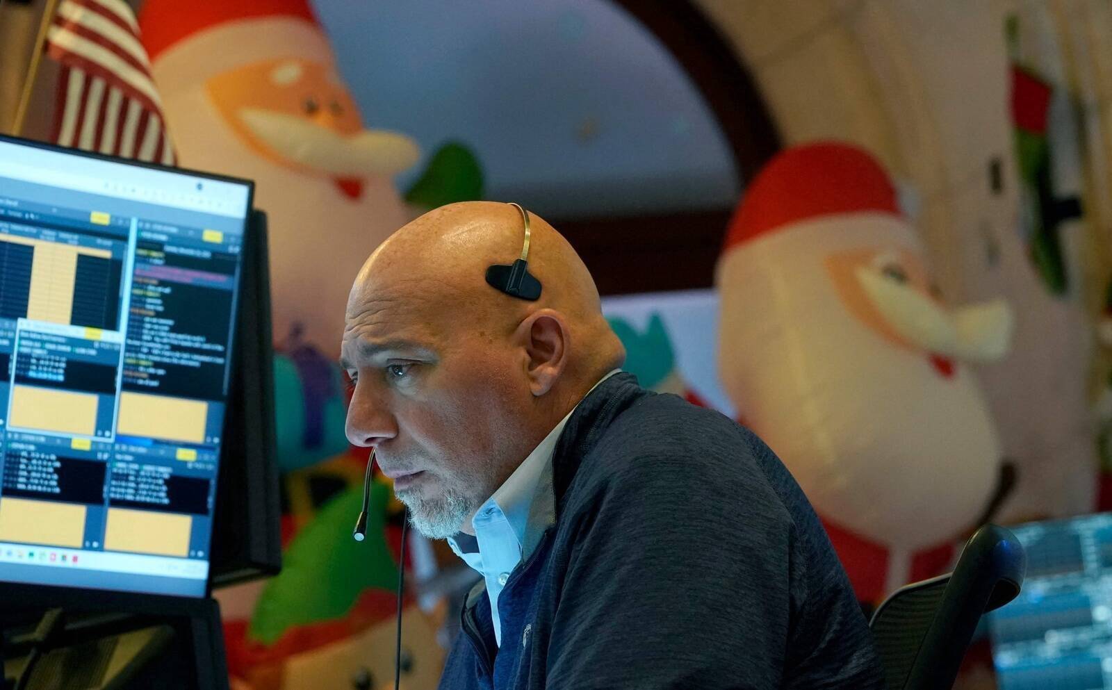 Брокер на Нью-Йоркской бирже.