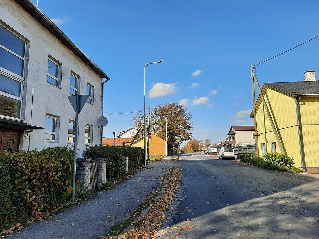 Kauba tänav, kuhu praegu viadukt on kavandatud.