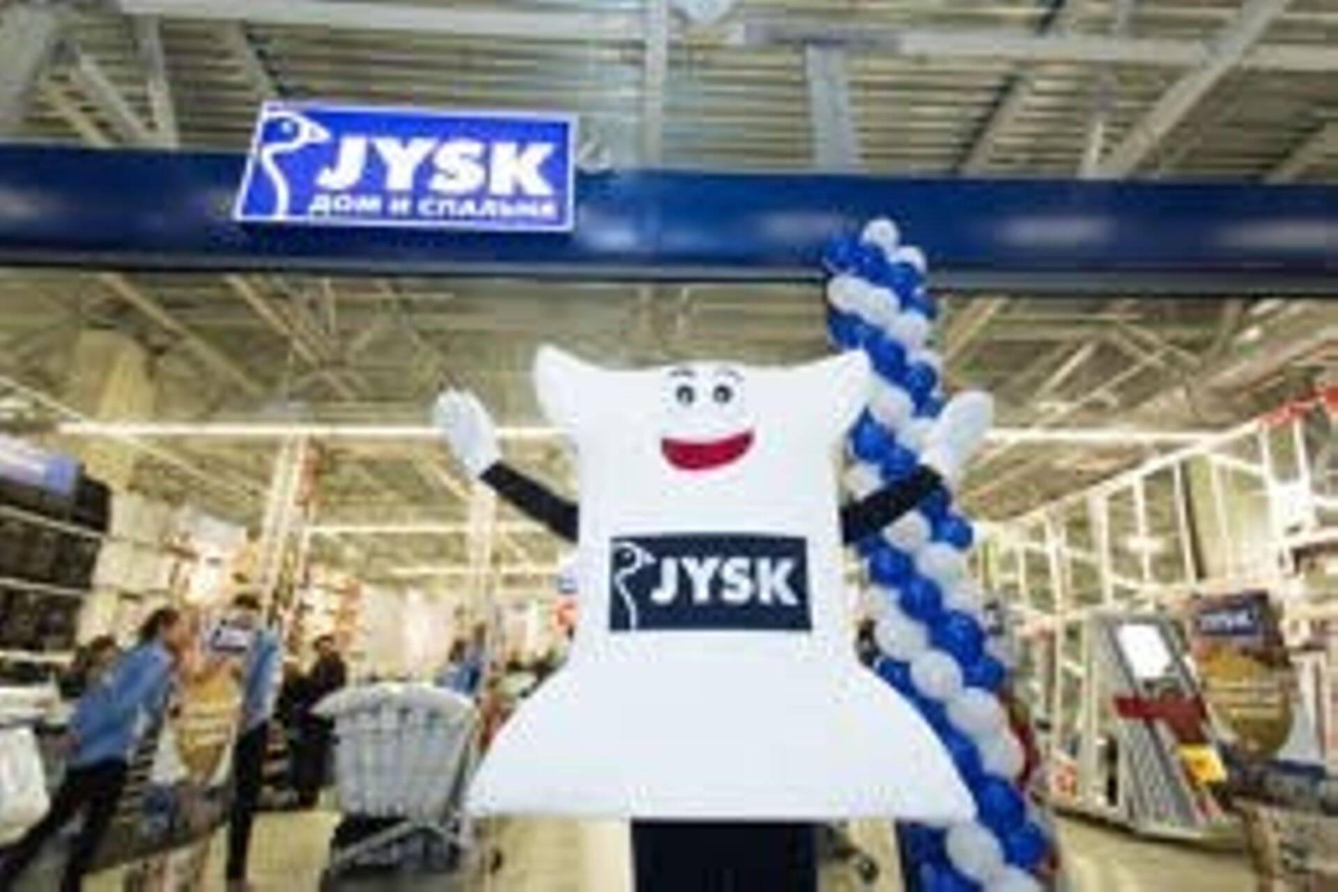 Jysk'i kaupluse avamine Minskis