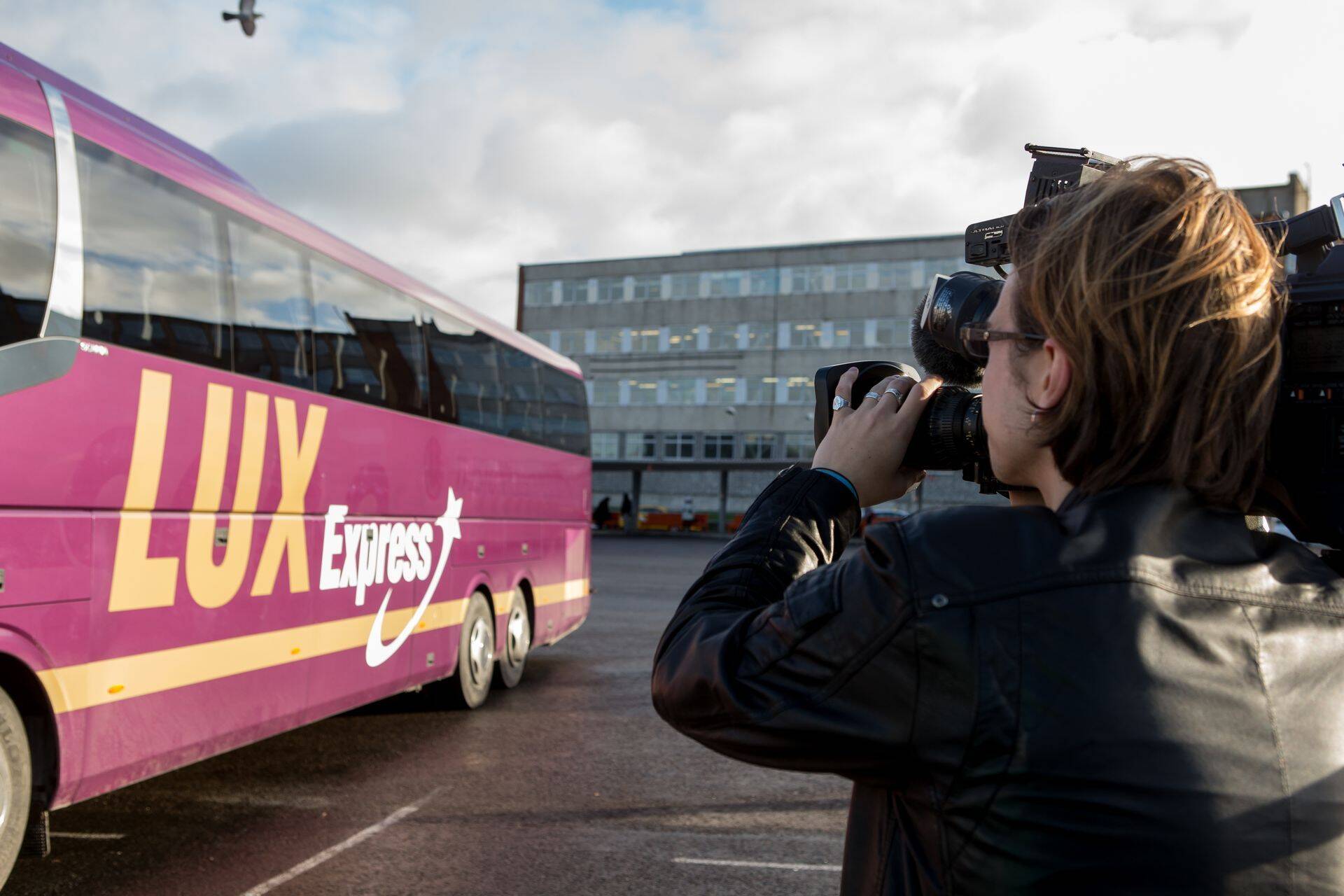 Автобусы компании Lux Express