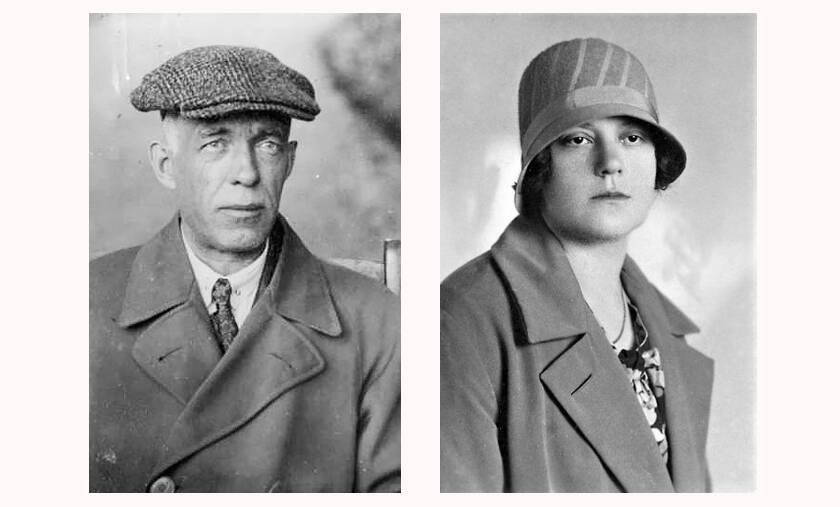 Инженер Харри Фельдманн и его супруга, московская эстонка Агнес Фельдманн, урожденная Садде.