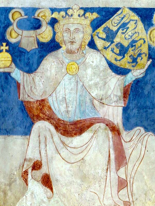 1219. aastal sekkus Eestimaa vallutamisse Taani kuningas Valdemar. © Wikimedia Commons