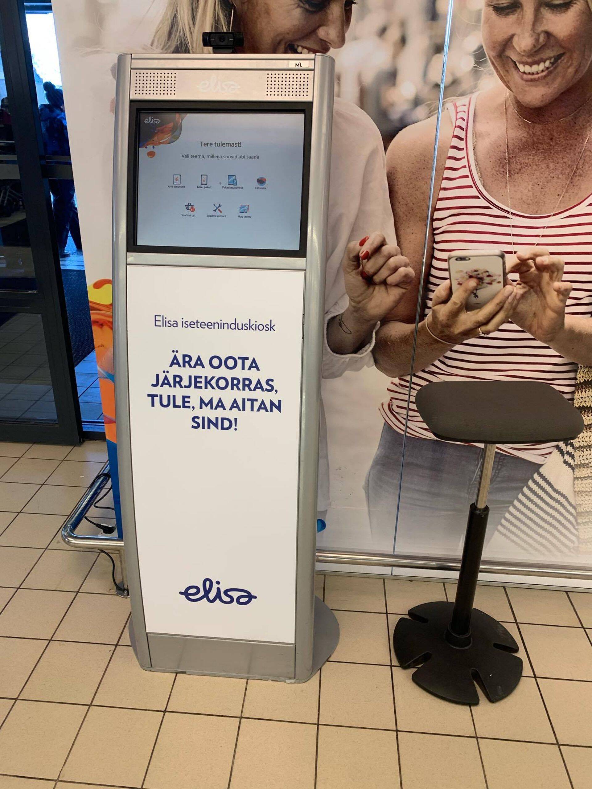 Elisa testib iseteenindust esmalt Valgas, seejärel Jõgeval.