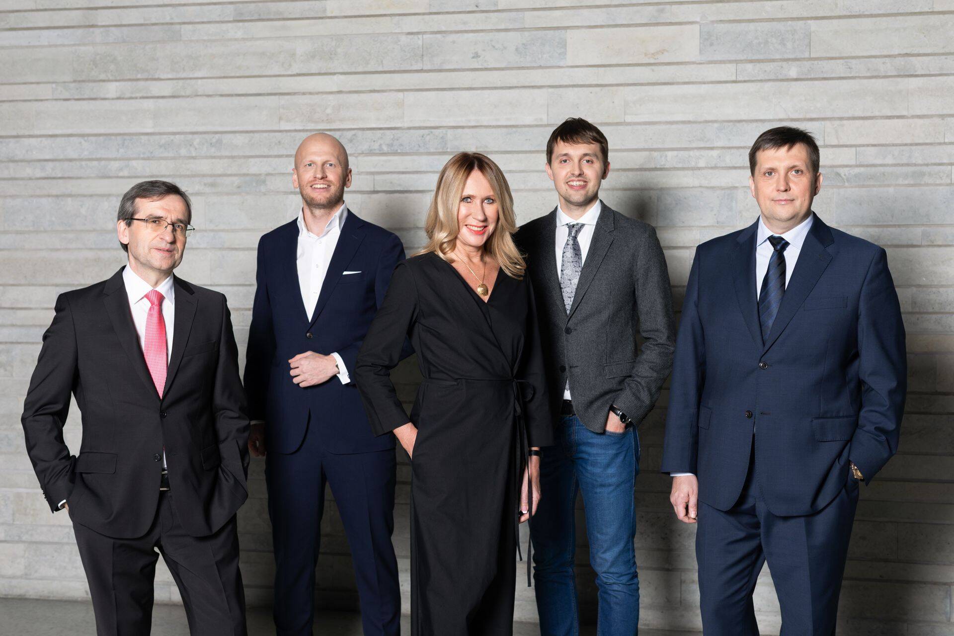 Jüri Kirme, Rivo Uibo, Vilve Vene, Ove Kreison ning Jan Lakspere.