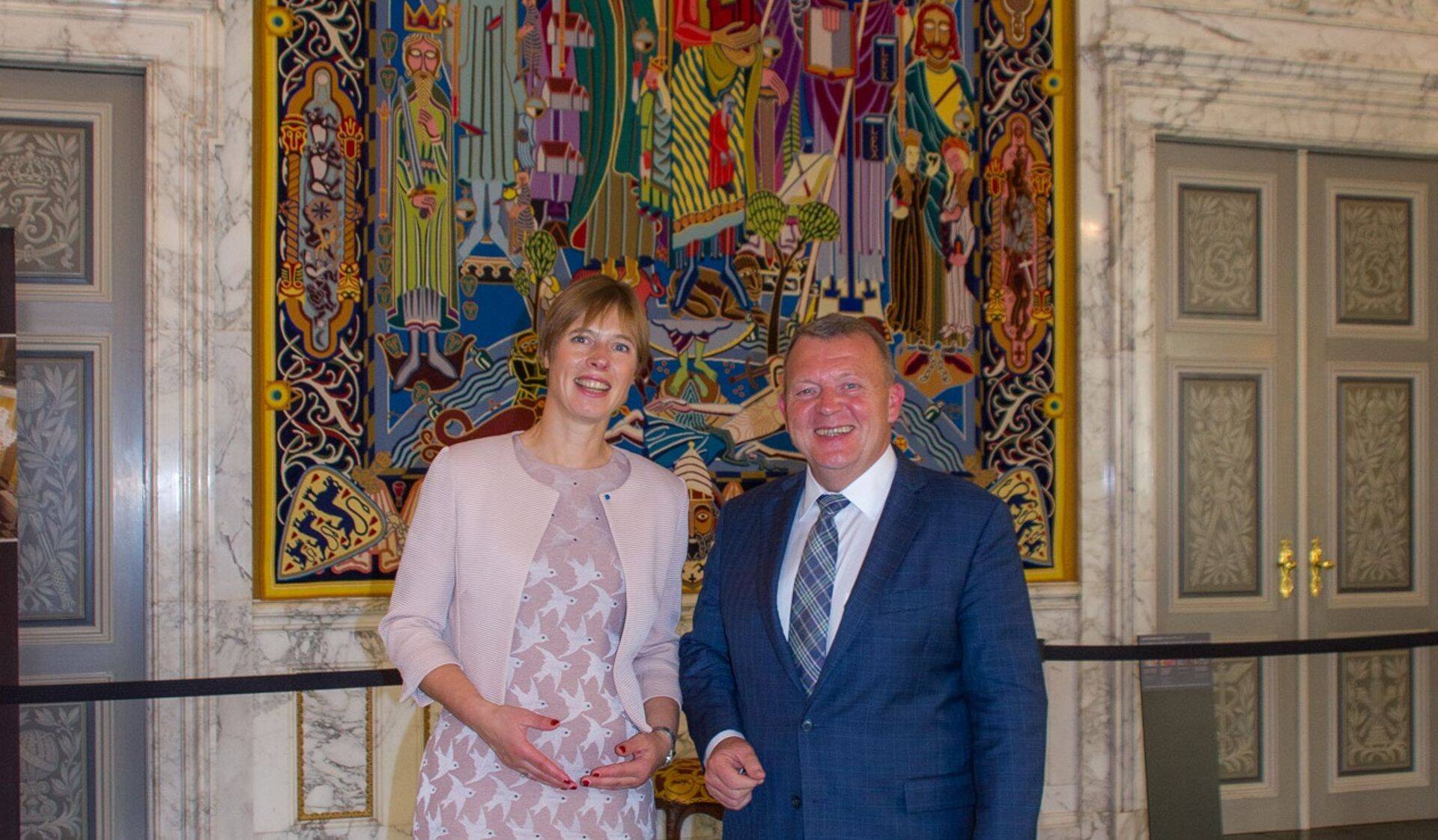 President Kersti Kaljulaid ja Taani peaminister Lars Løkke Rasmussen