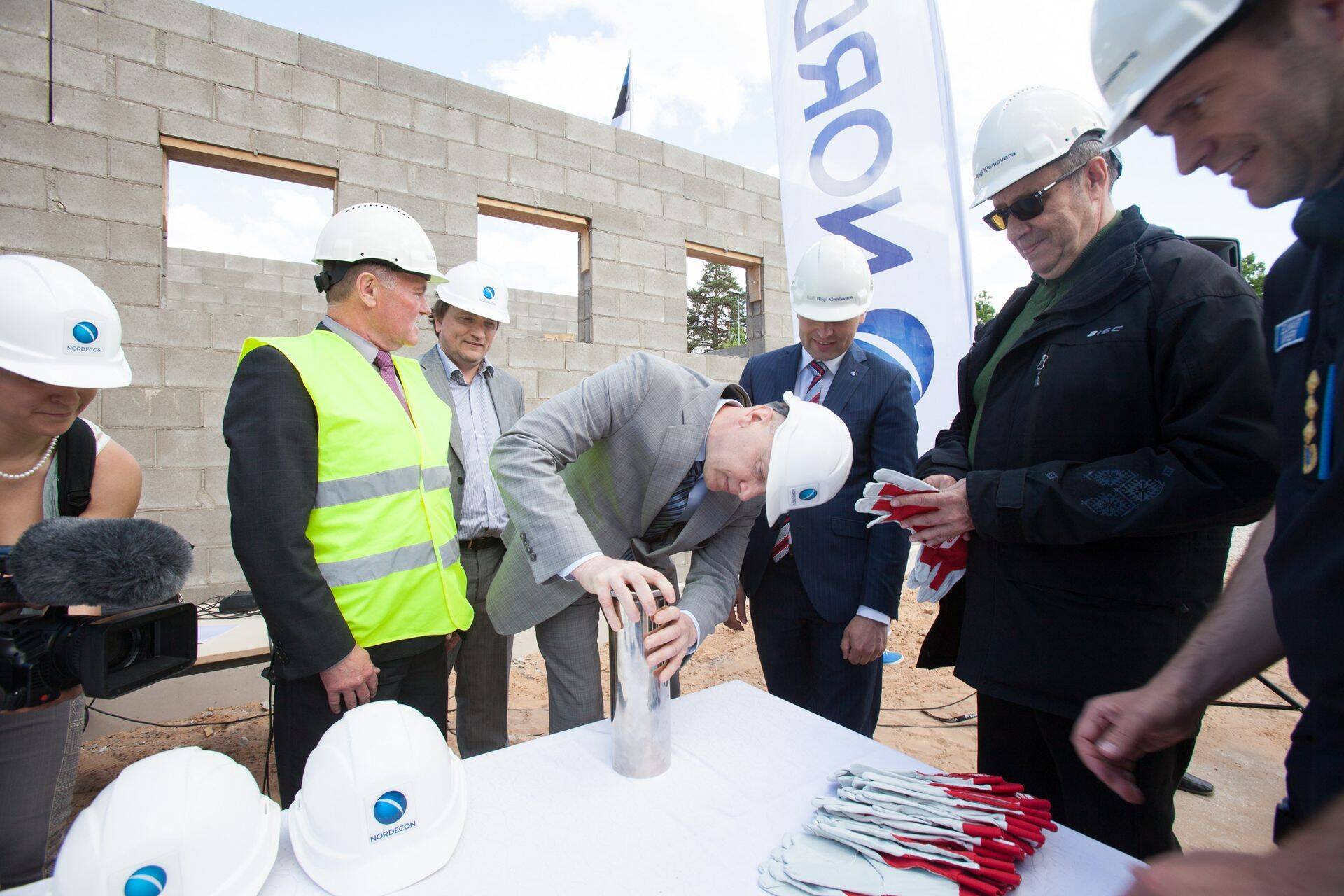 Закладка краеугольного камня кордона