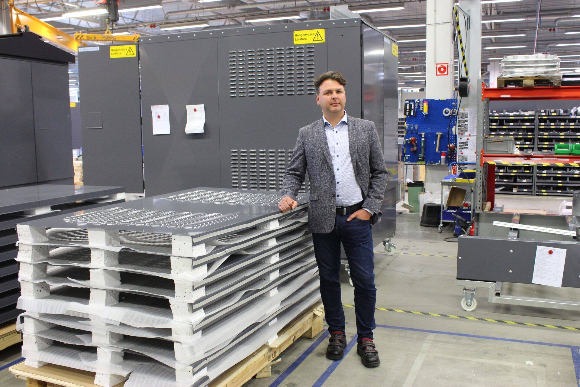 Harju Elekter Elektrotehnika tehasejuht Kristjan Rotenberg.