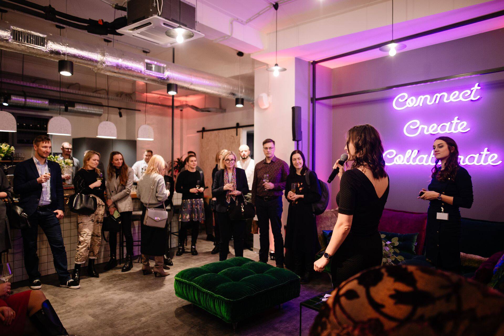 Riias uue koostöötamiskeskuse avamine.