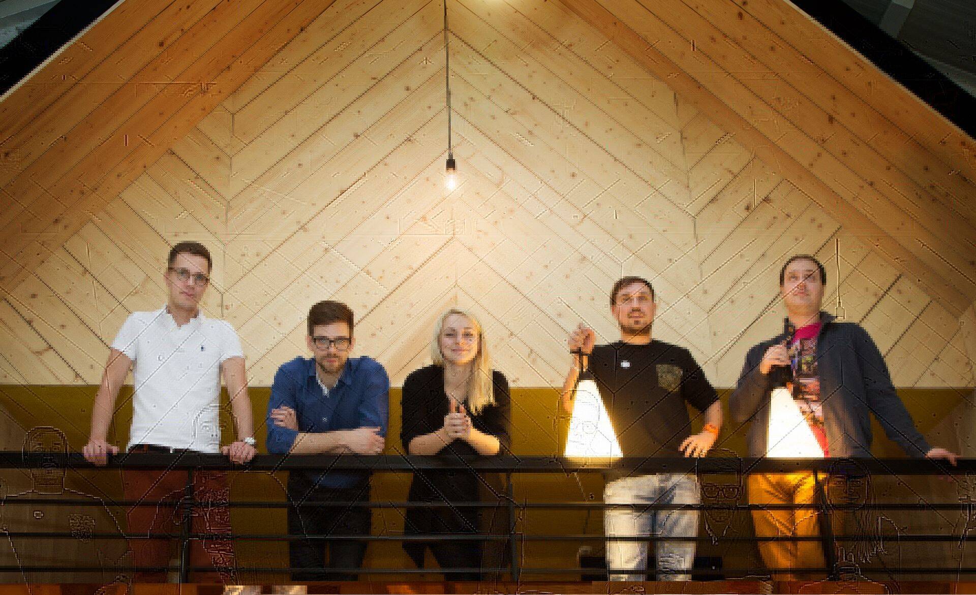 Viis korda käivet ja 100 korda kasumit kasvatanud Jolose meeskond (vasakult) Tanel Lillepalu, Kristjan Mazurtšak, Liis Kalvik, Sten Skolimowski ja Martin Rauam.