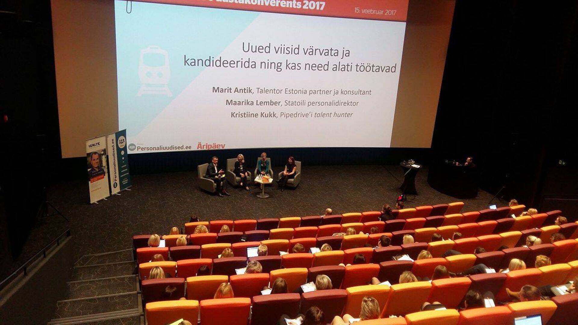 Personalikonverentsi vestlusring moderaator Indrek Rahi juhtimisel