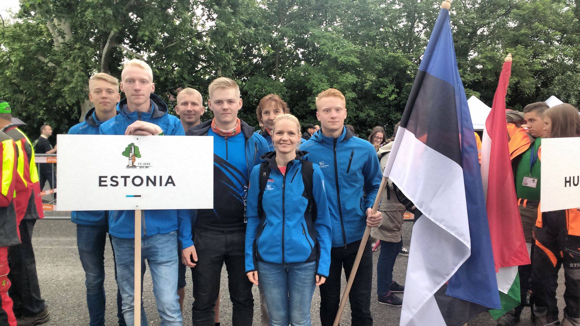 Eesti esindus võistlusel.