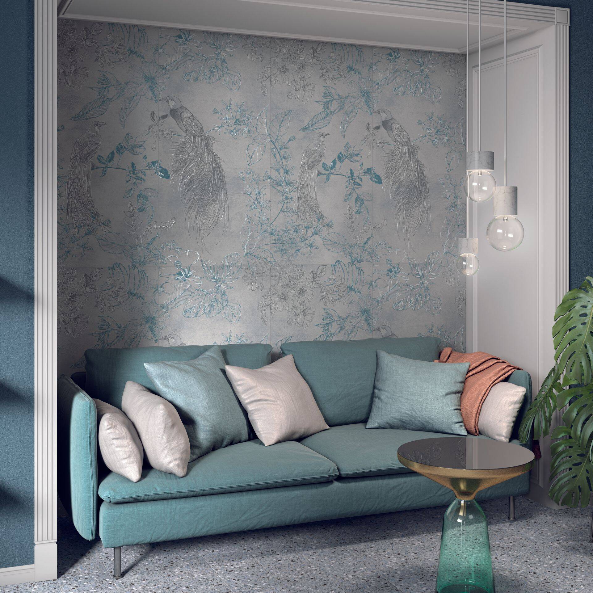 Serenissima keraamiline seinasuurune pilt Fööniks