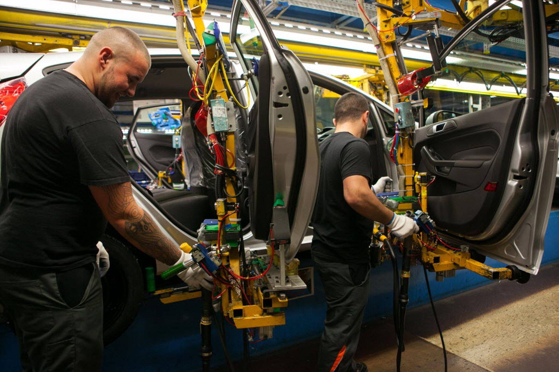 Saksa töötajad Fordi autotehases