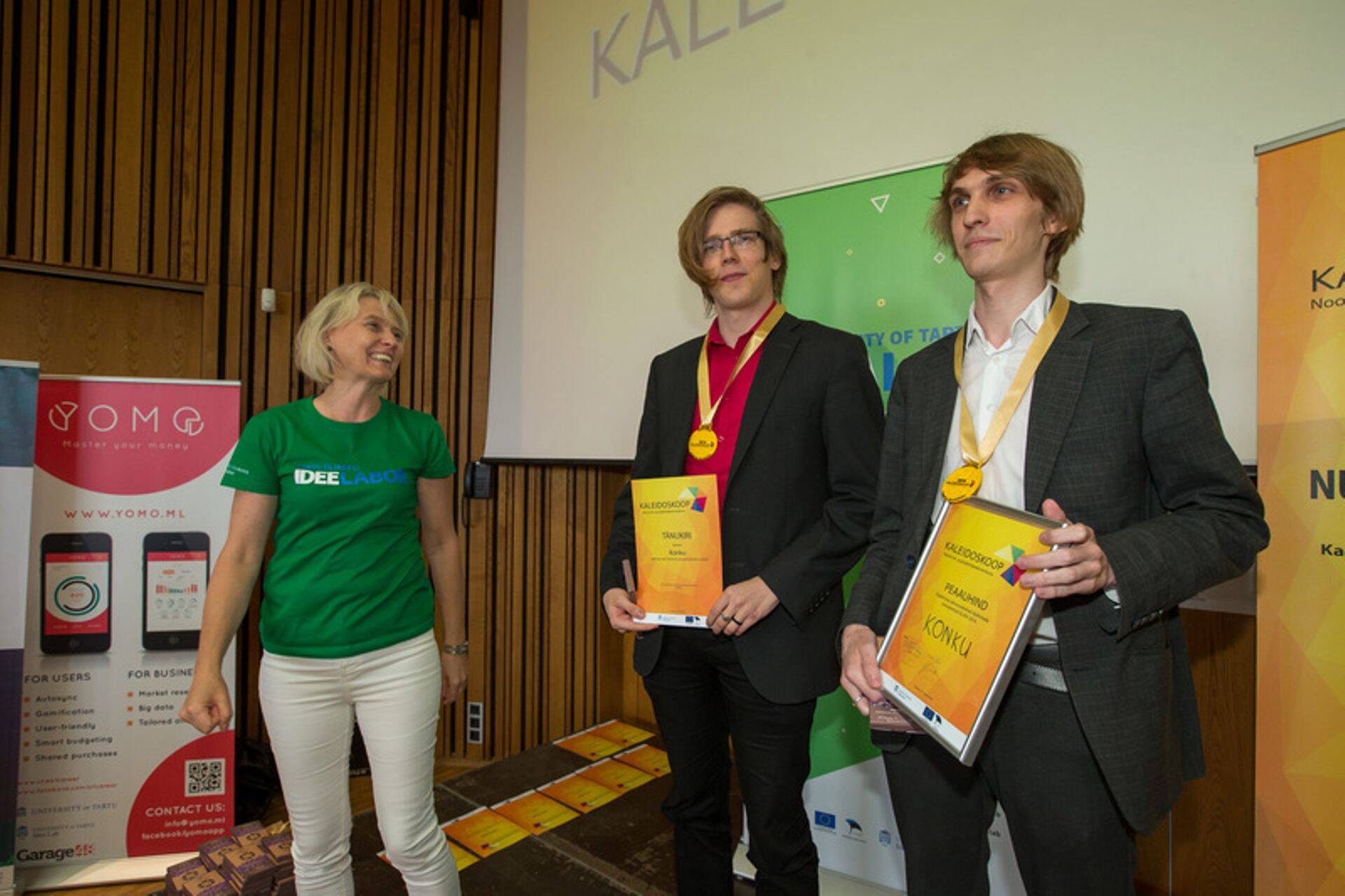Konku loojad on varasemalt võitnud ka Tartu ülikooli äri- ja projektiideede võistluse „Kaleidoskoop“.