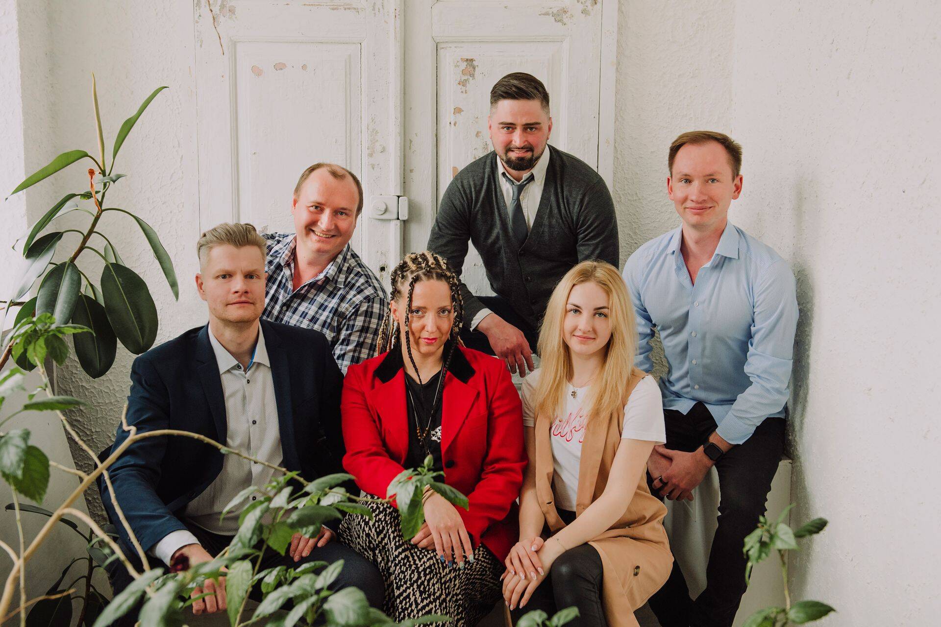 Factory.Sale meeskond: (ees, vasakult) Alvin Kobin, Sandra Mesipuu, Christine-Grete Rüütalu, (taga, vasakult) Kristo Sootalu, Richard Shaumyan.