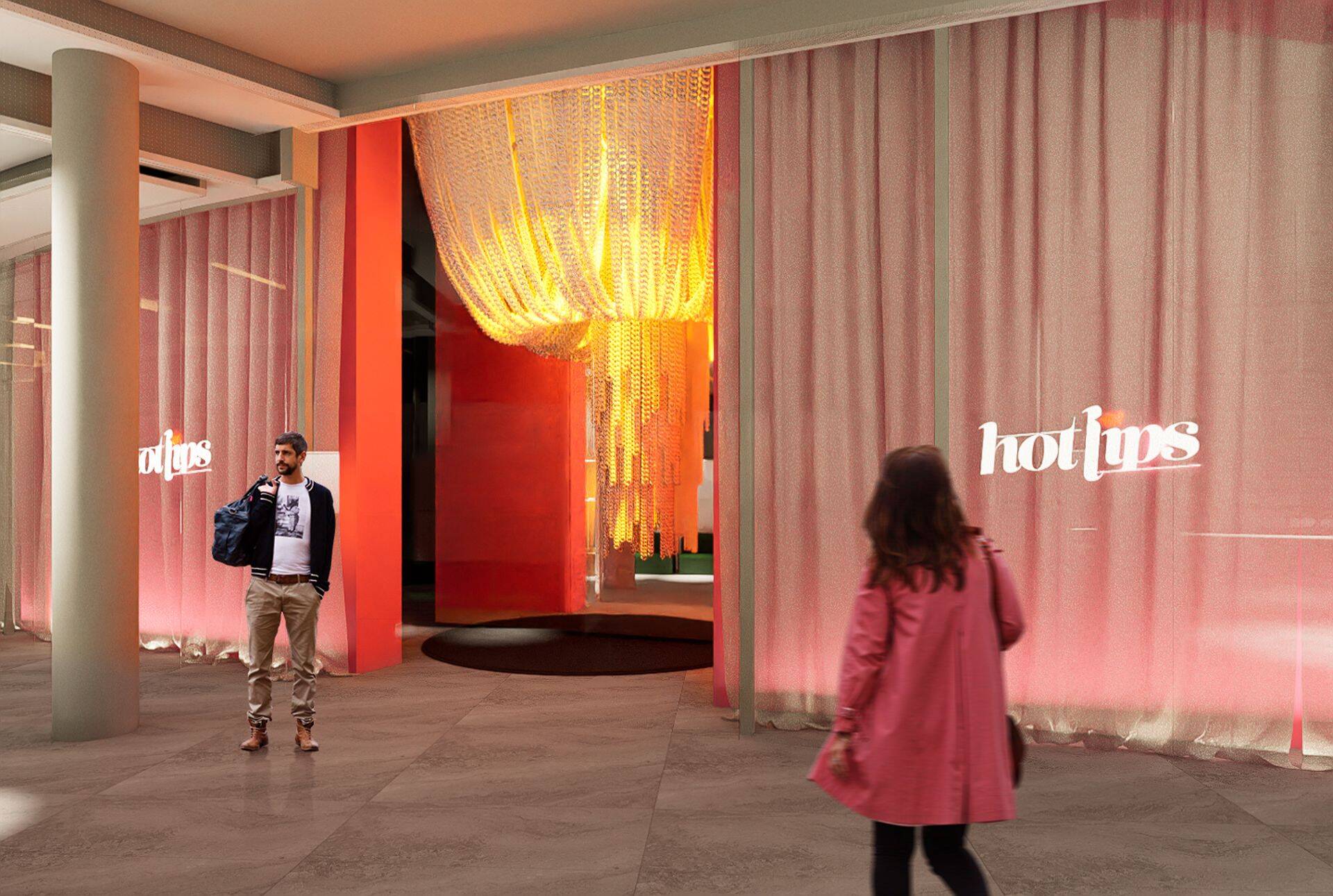 Avatava kaupluse eskiis.