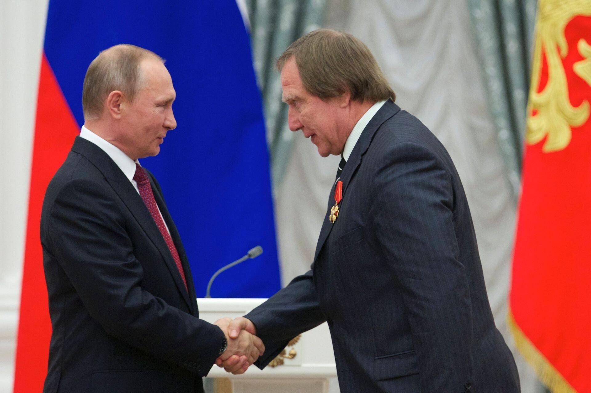 Venemaa president Vladimir Putin ja tema sõber Sergei Roldugin.