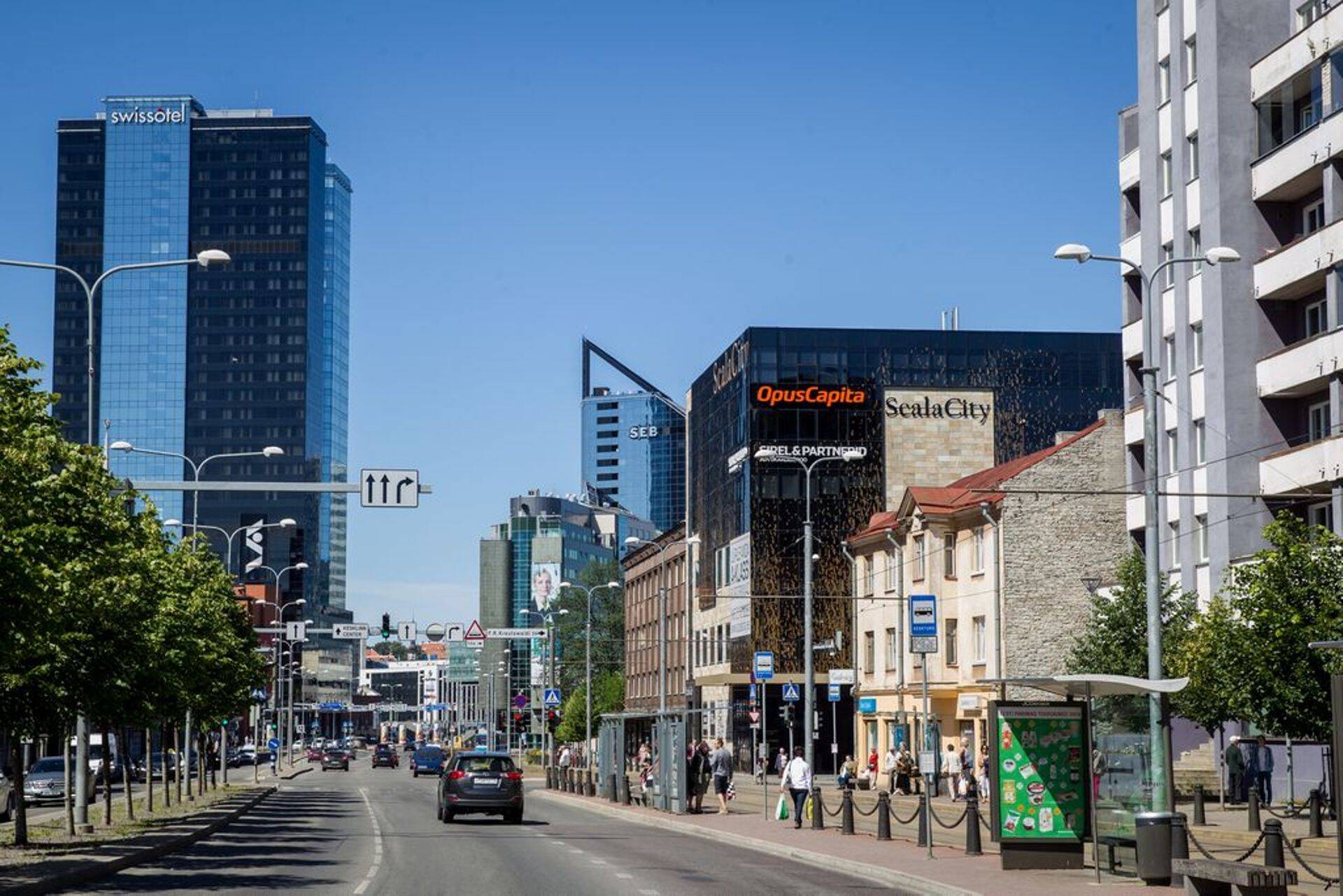 Tallinna kesklinn.