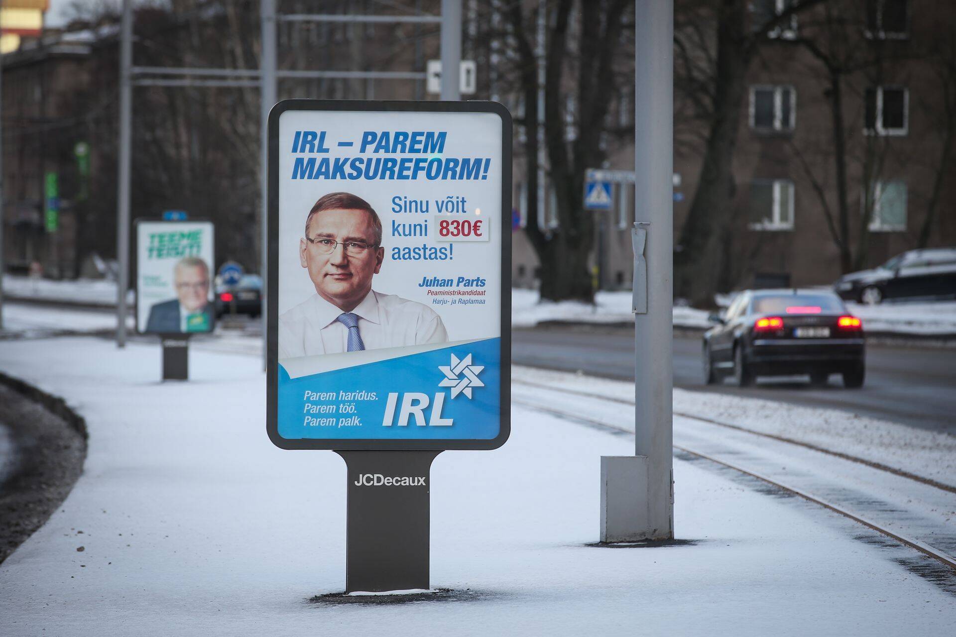 Isamaa ja Res Publica liidu valimisplakat