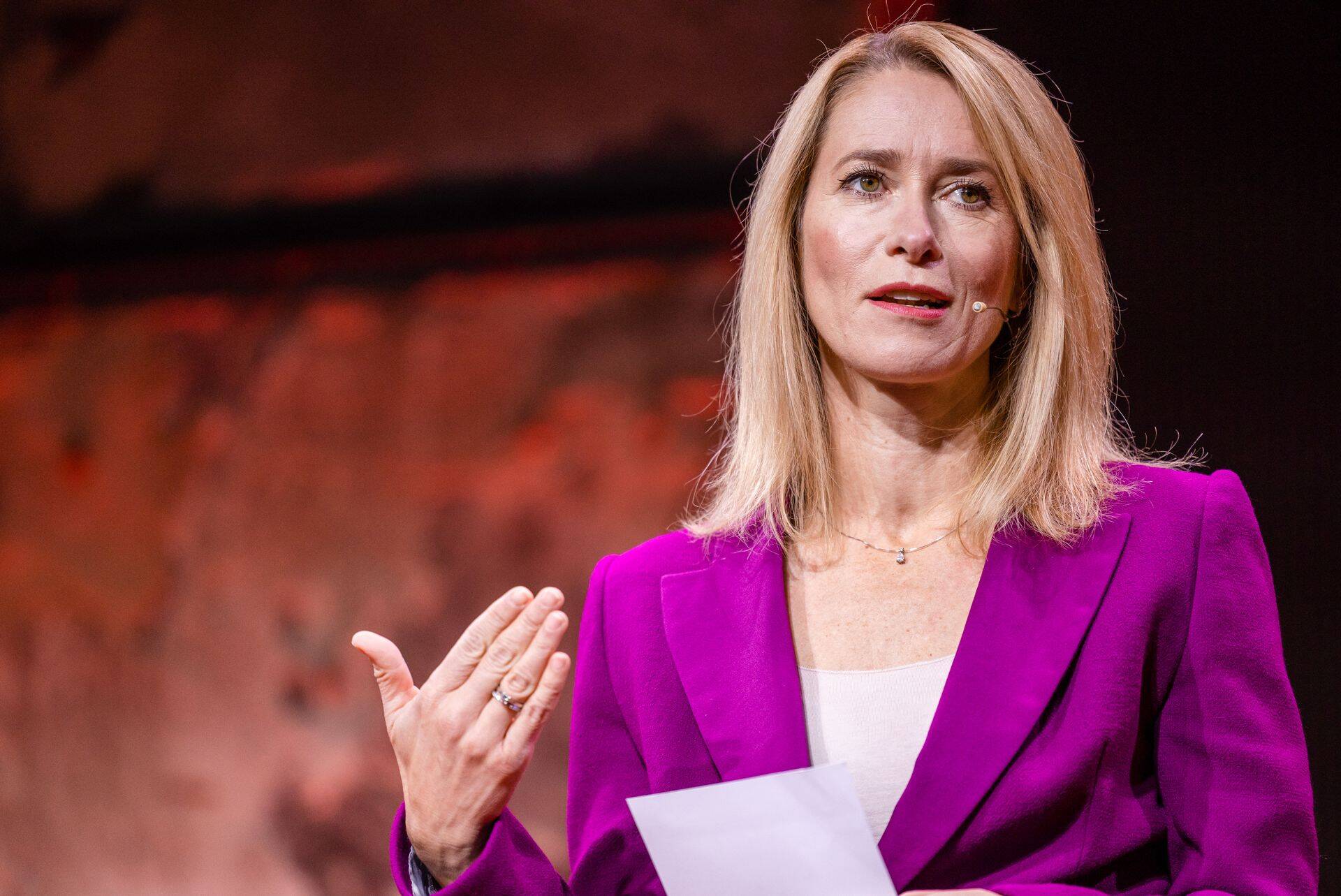 Премьер-министр Эстонии Кая Каллас.