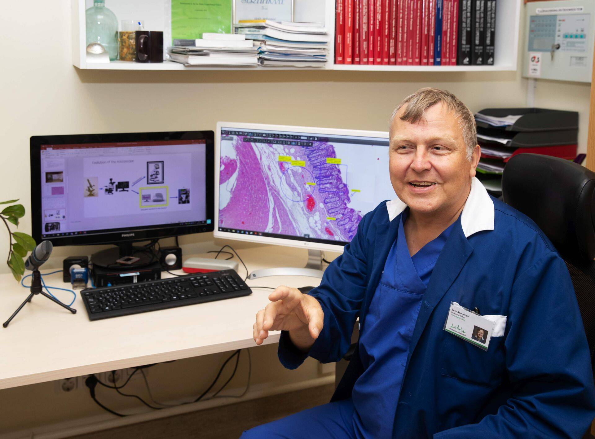 ITK patoloogiakeskuse juhataja Eero Semjonov.