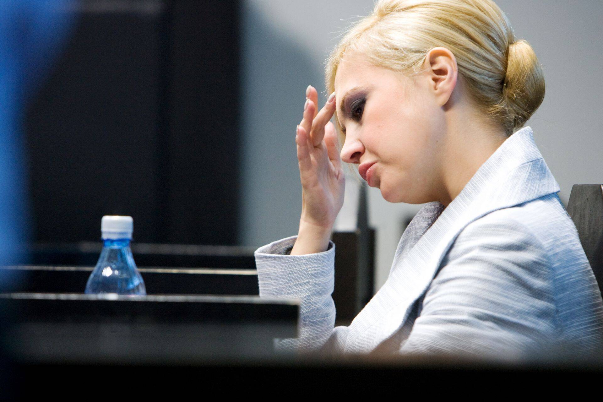 Анна-Мария Галоян на судебном заседании