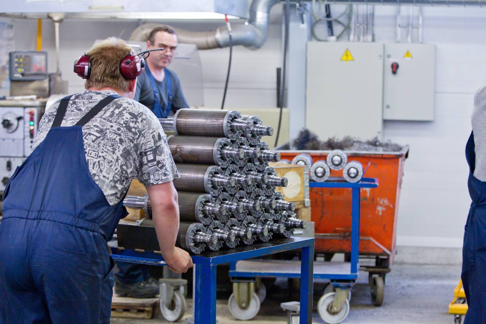Metalltoodete tootjatest oli suurima käibega viimase nelja kvartali arvestuses elektrimootorite tootja Konesko. Pildil nende Koeru tehas.