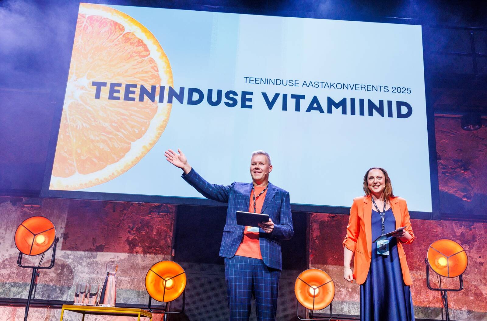 Konverentsi modereerisid Tele2 esindajad Veiko Reimand ja Helena Viiroja
