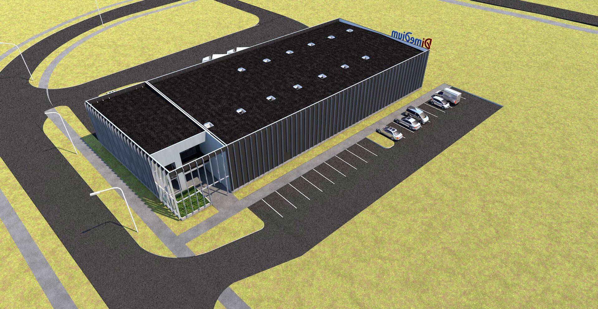 3D pilt hoone lahendusest
