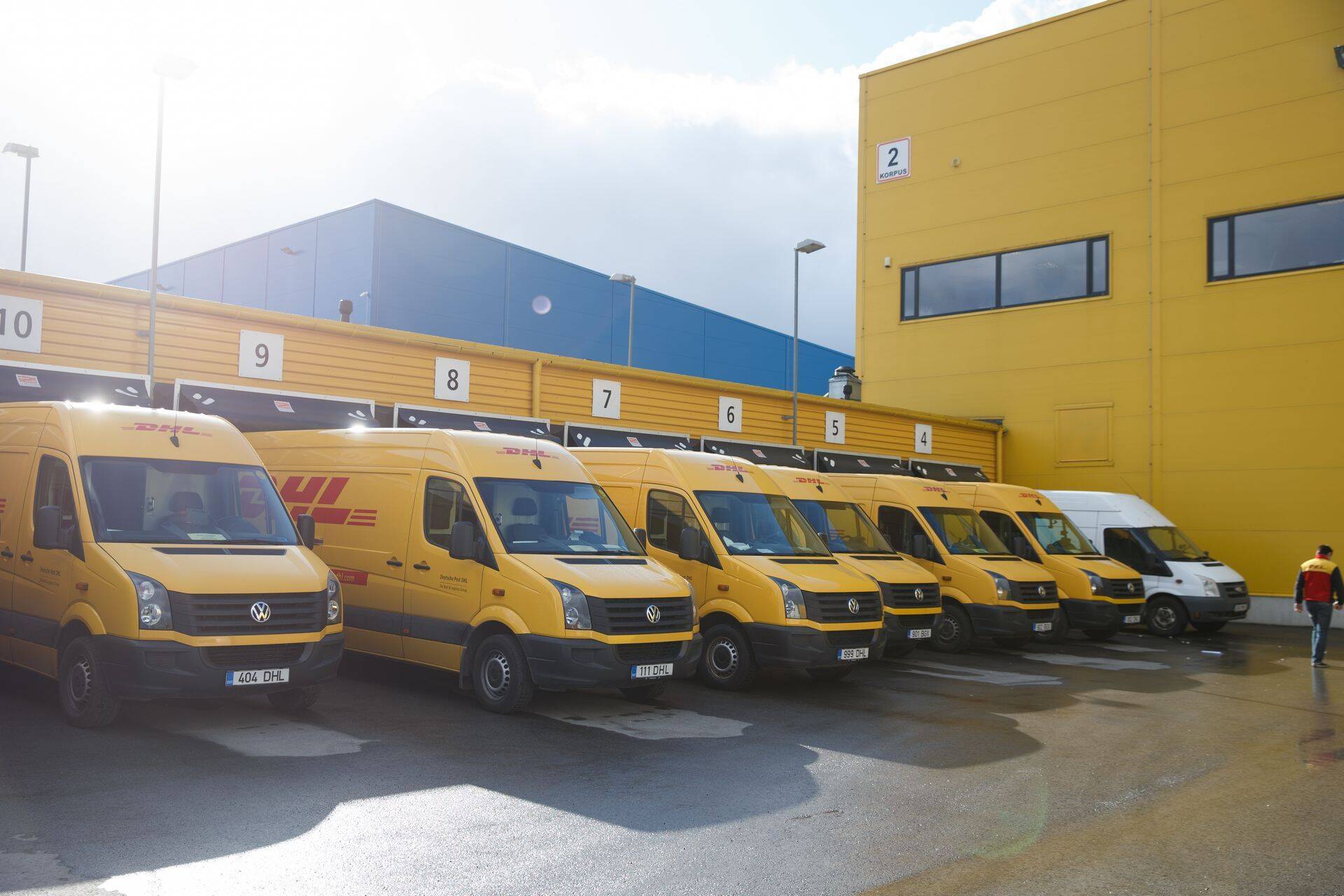 DHLi terminal Tallinna lennujaamas.