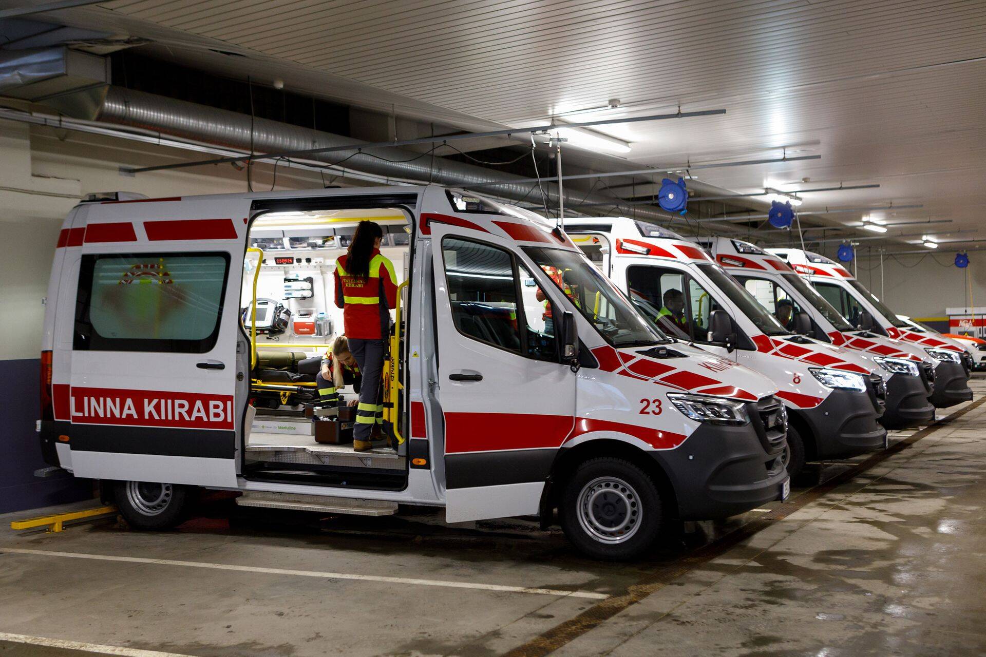 Tallinna Kiirabi autod.