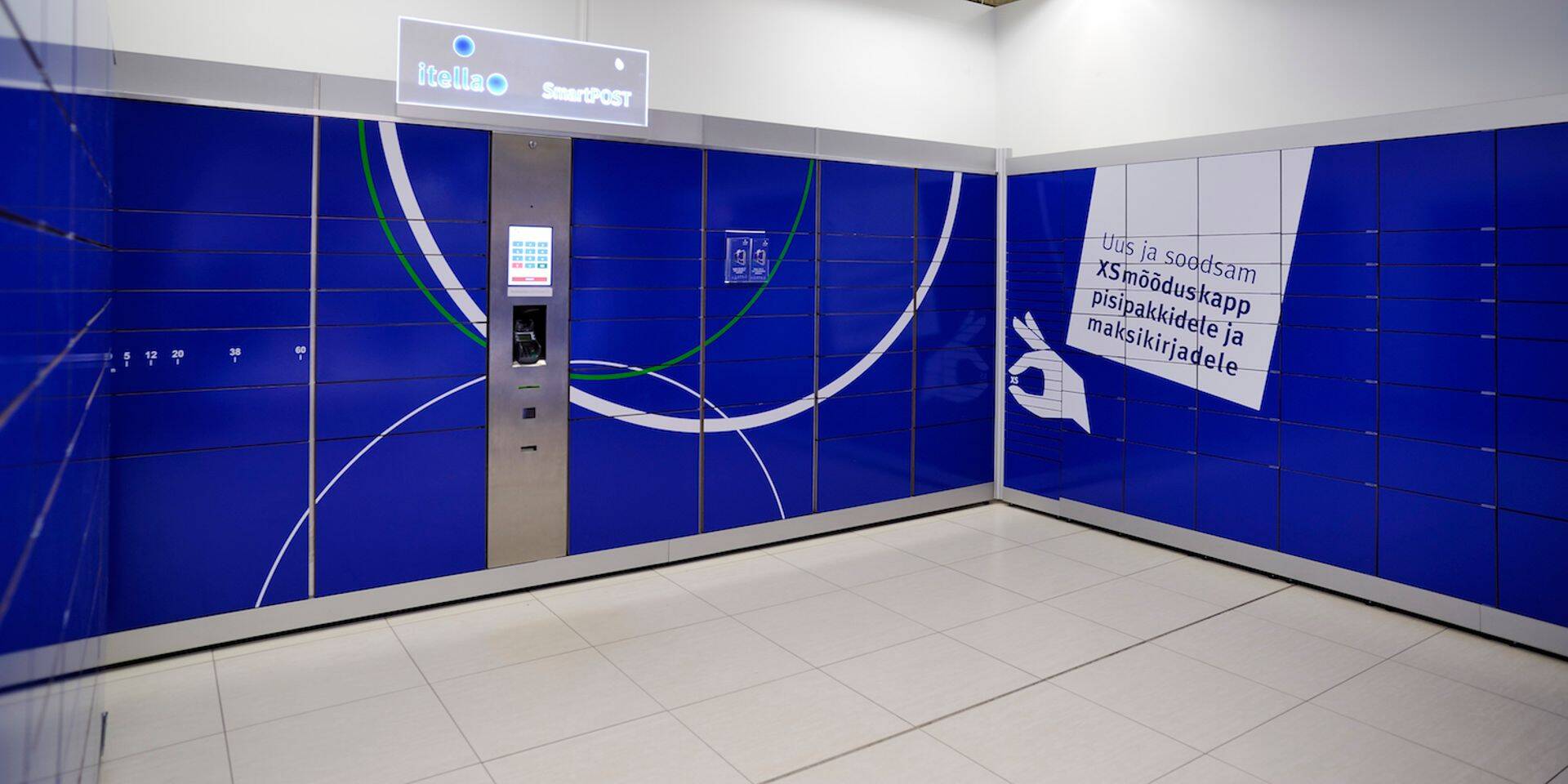 Smartposti pakiautomaat.