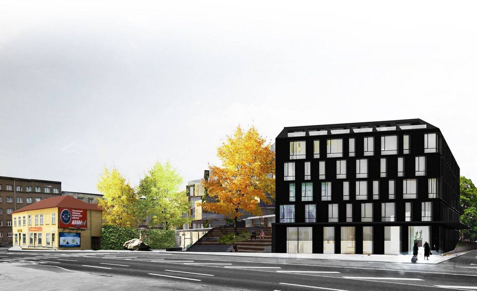 ФОТО: Напротив "Космоса" построят новое офисное здание