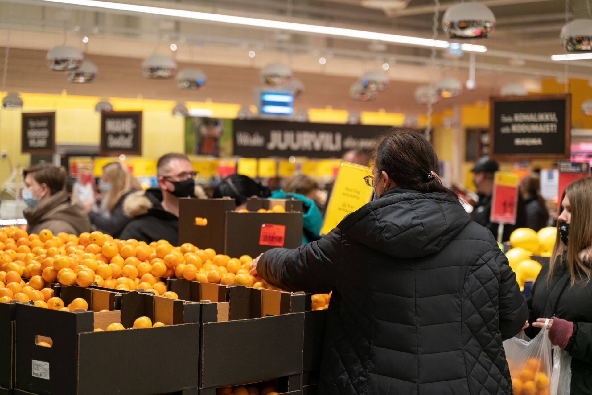 Menukaks kaubaks osutusid mandariinid.