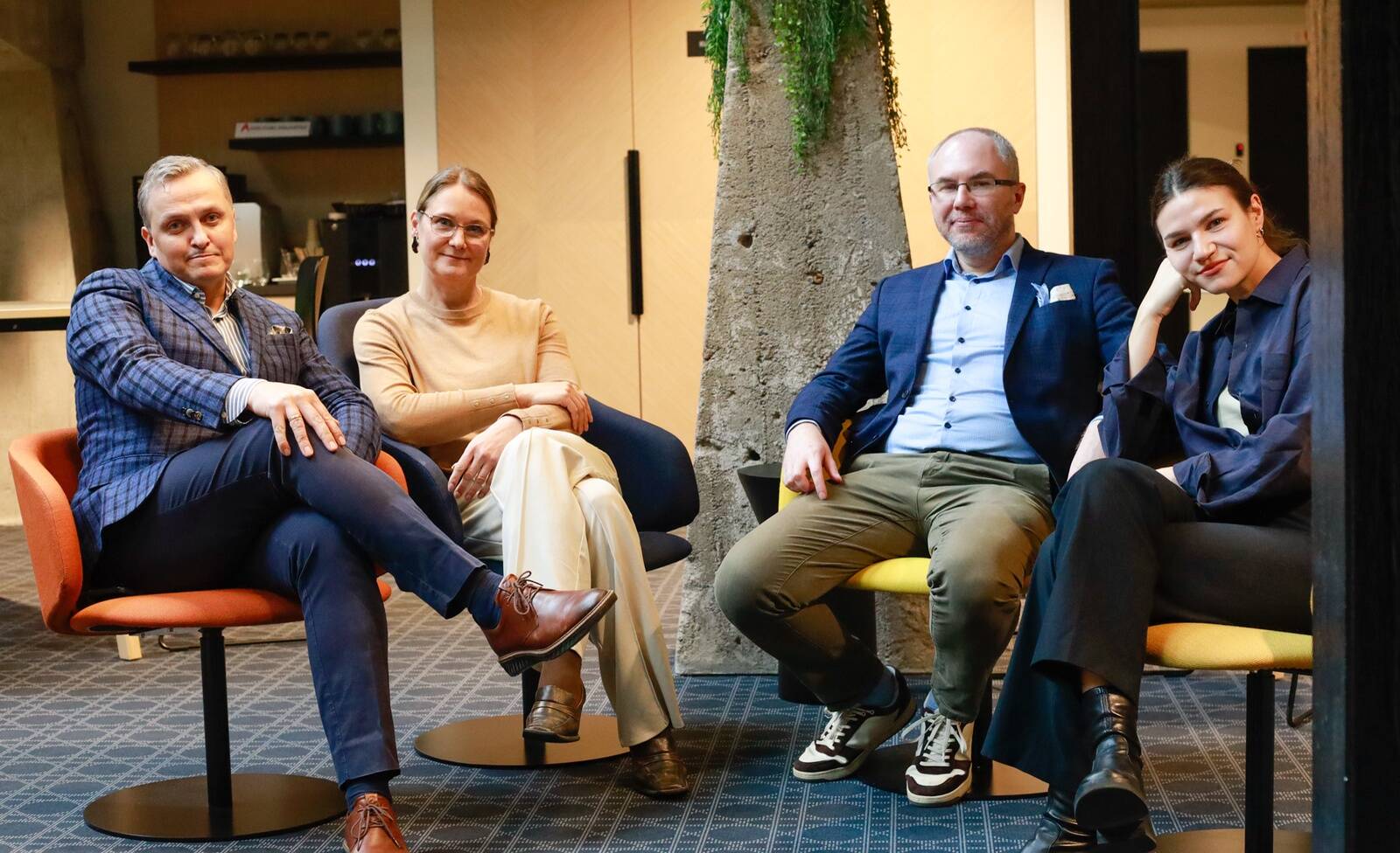 Sven Jürgenson, Karin Madisson, Mario Sõrm ja Helery Maidlas.
