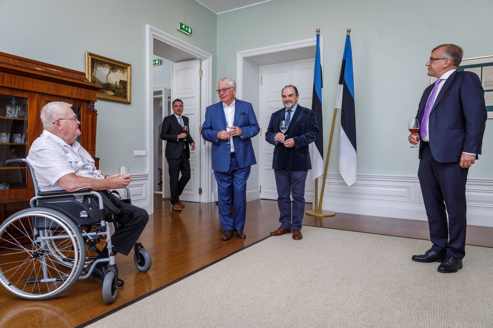 Встреча премьер-министров в Доме Стэнбока.