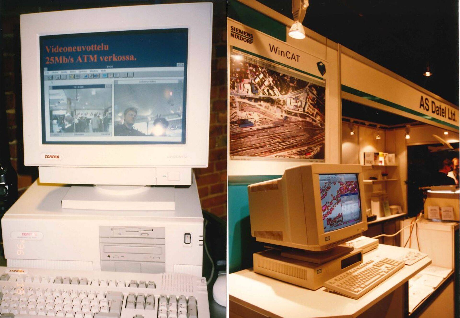 AS Datel tehnika esitlus 1996. aastal Soomes messil