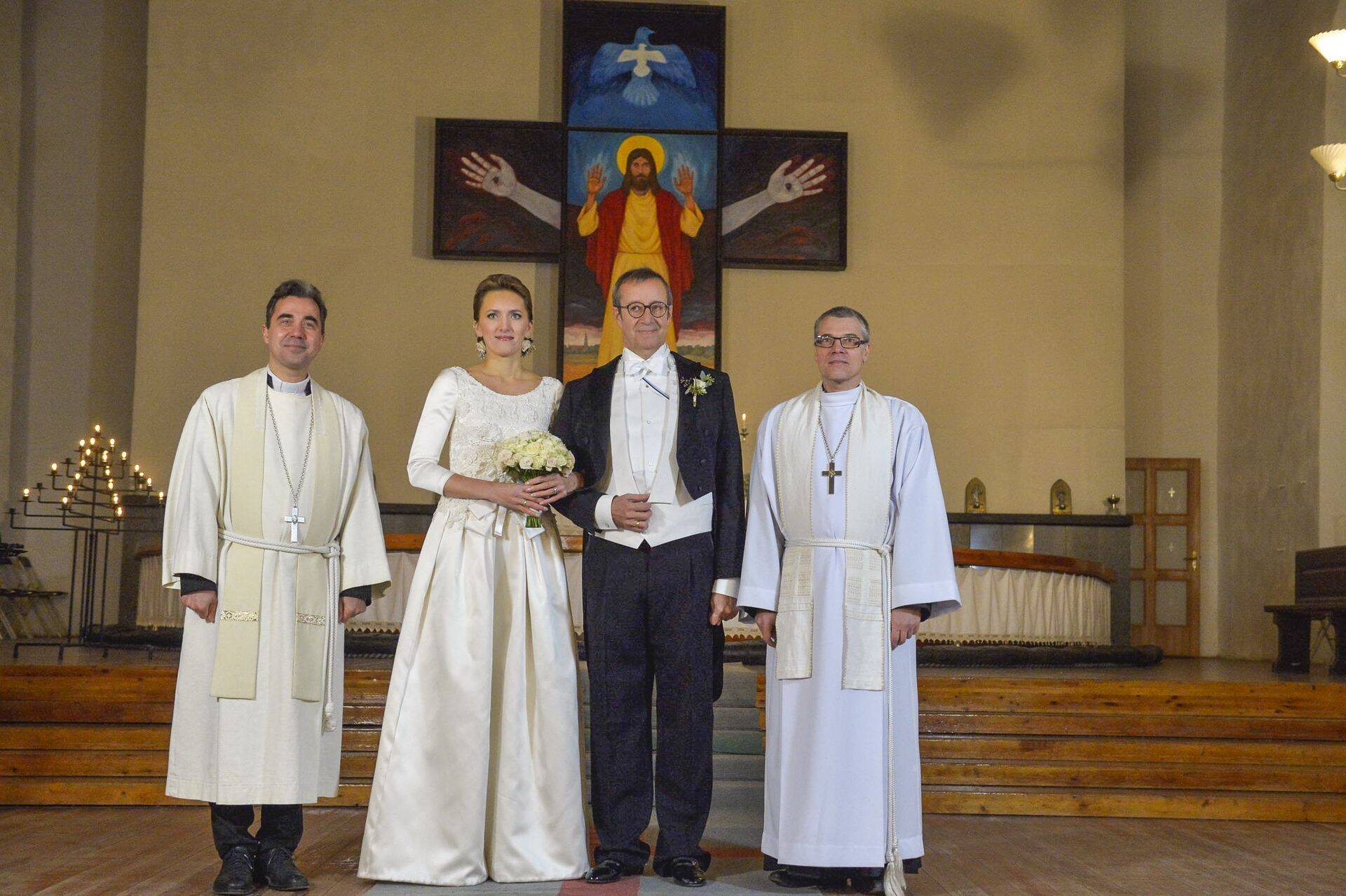 President Toomas Hendrik Ilvese ja Ieva Kupce laulatus.